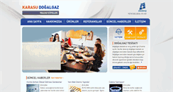 Desktop Screenshot of karasudogalgaz.com